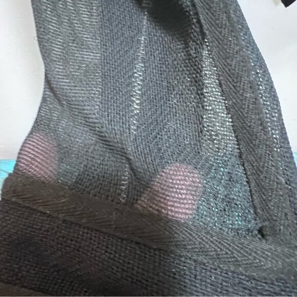 Robert Rodriguez Black Sheer Moto Jacket Size 8 - Picture 4 of 10